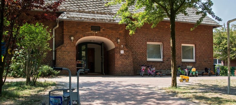 Eingangsbereich der Kindertagesstätte Bramel