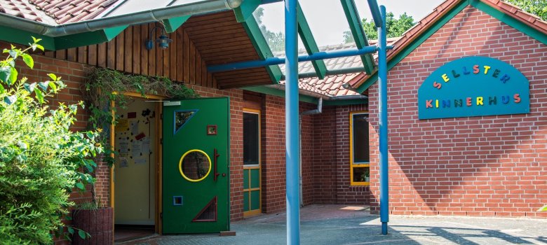 Eingangsbereich der Kindertagesstätte Sellstedt