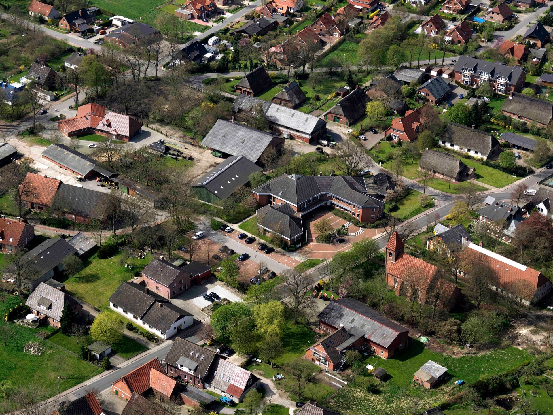 Luftbild Rathaus Schiffdorf