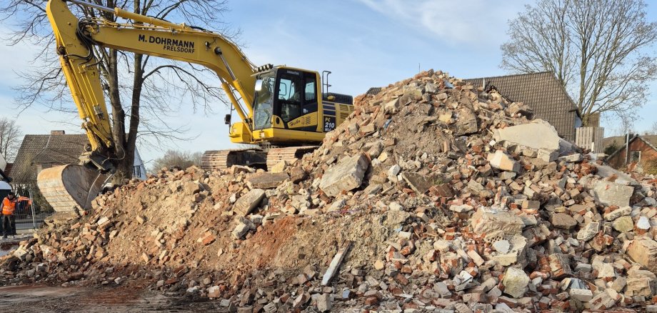 Abriss Alte Waage fast abgeschlossen