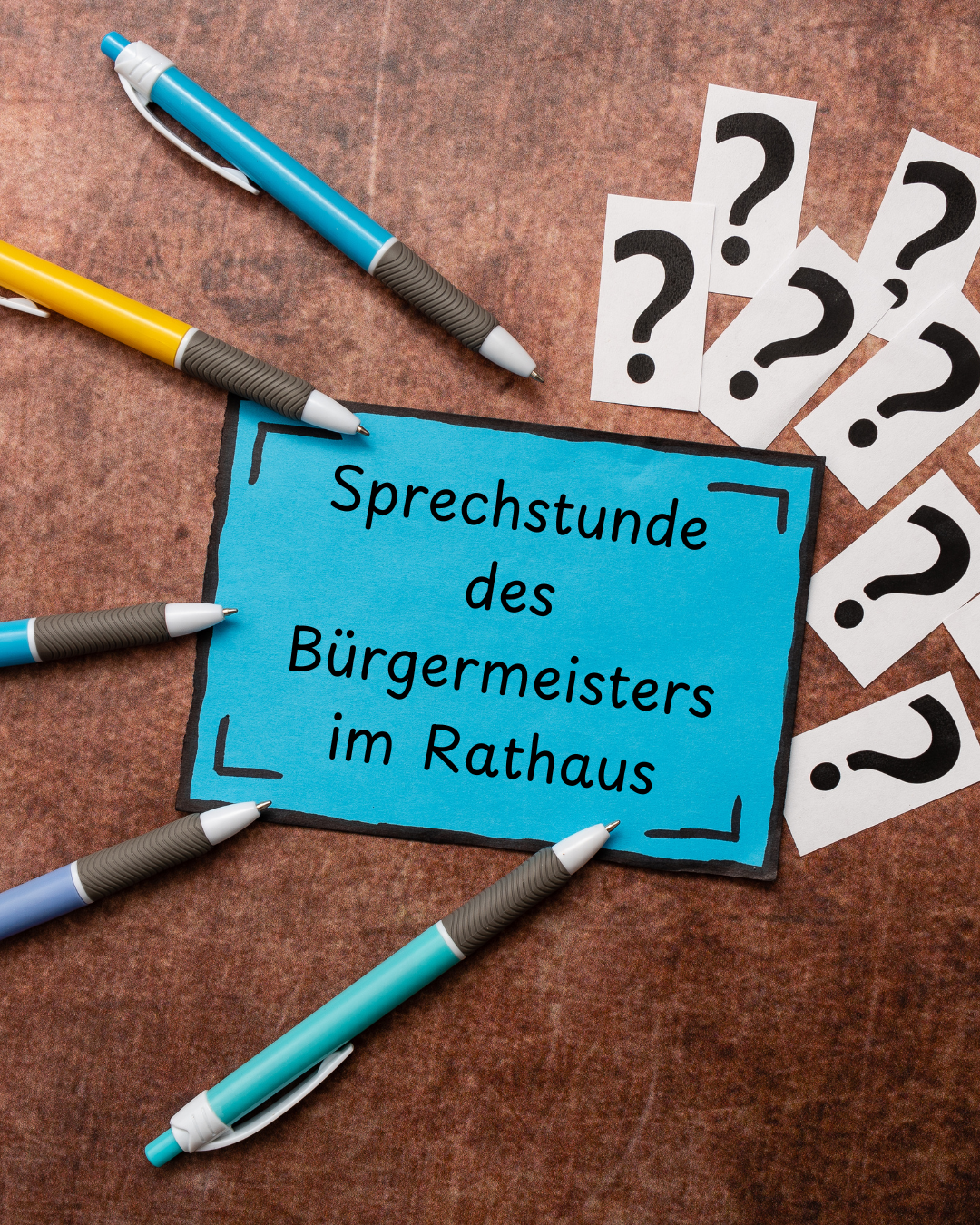 Bürgermeistersprechstunde