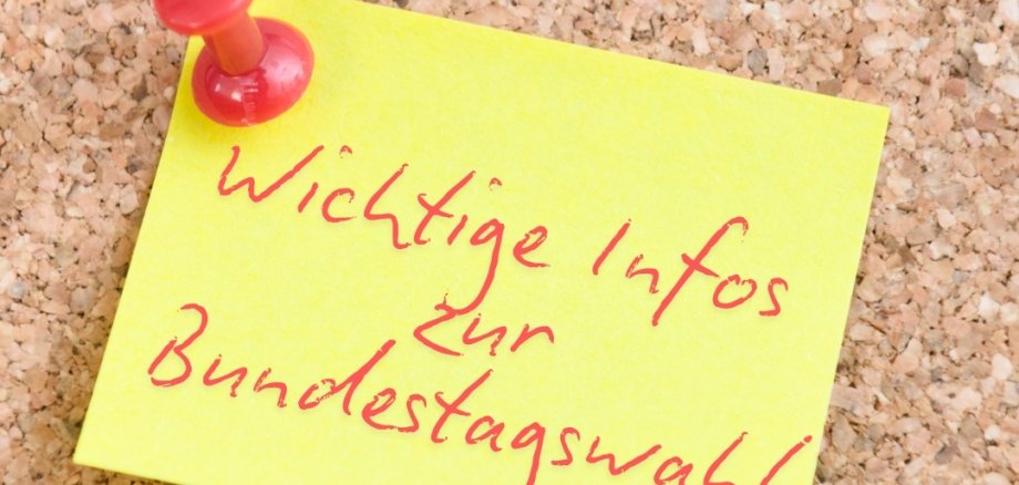 Informationen zur Bundestagswahl