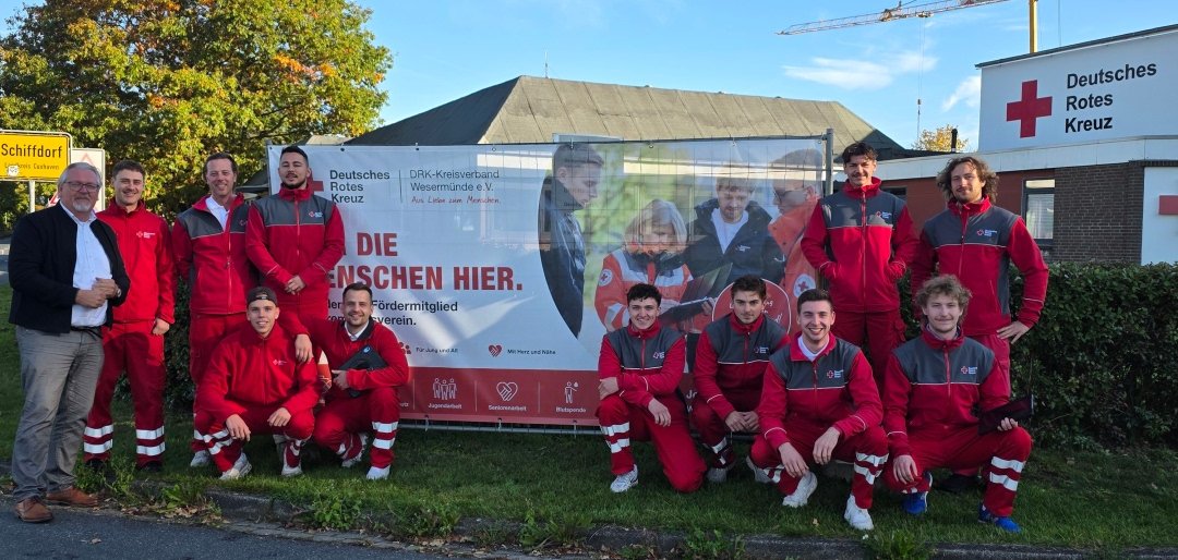 DRK-Botschafter in Schiffdorf unterwegs