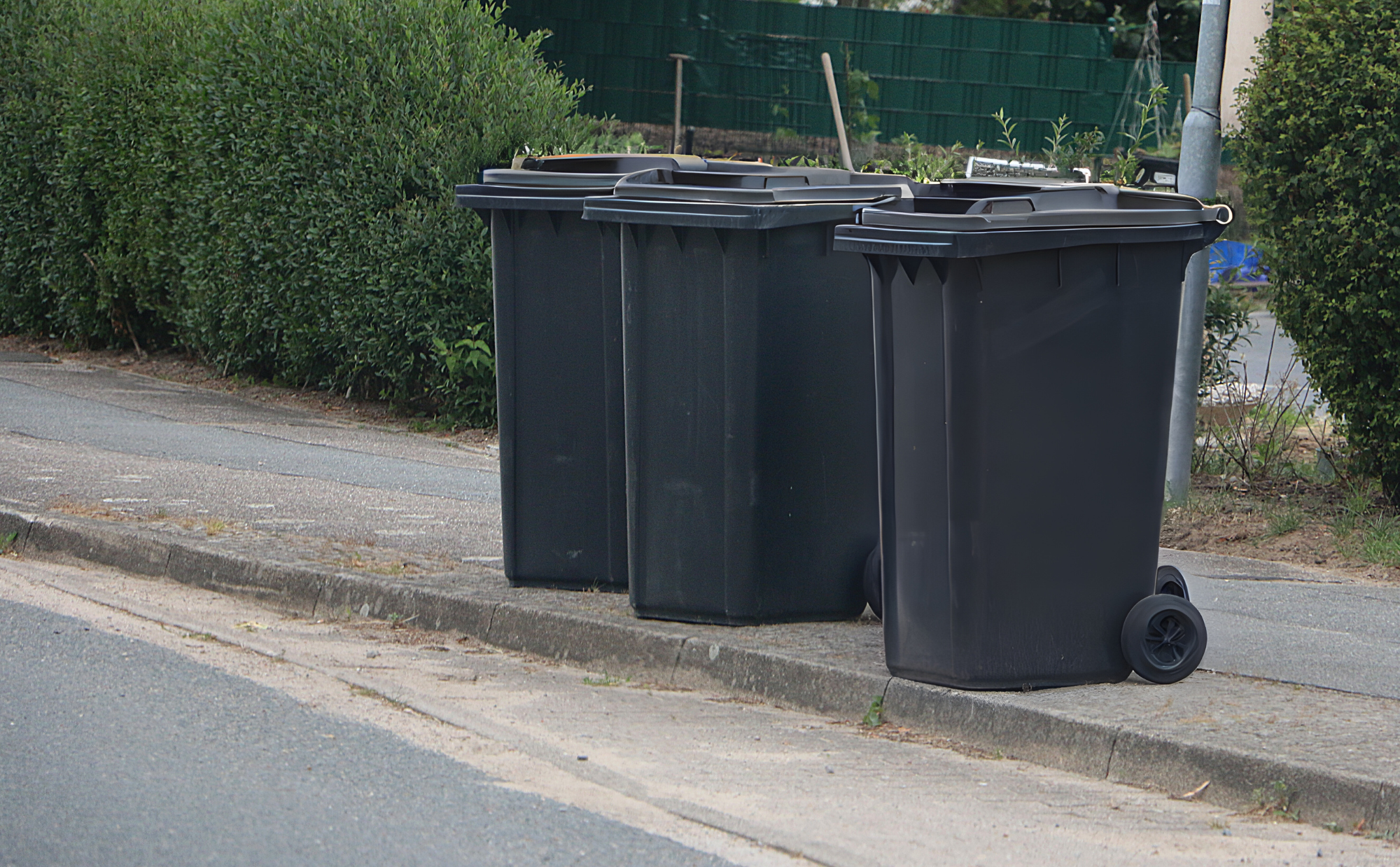 Die Abfuhr der Mülltonnen verzögert sich