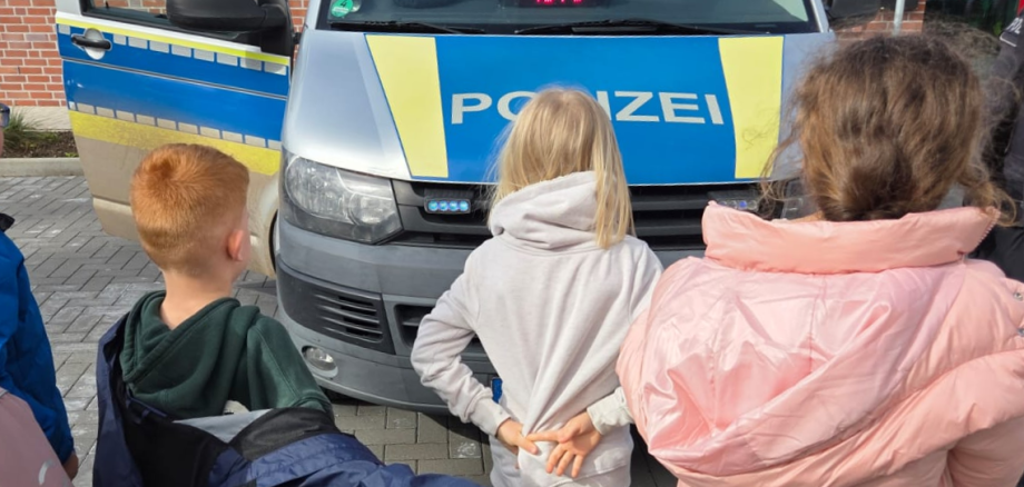 Die Polizei war zu Gast in unserer Kita IV in Schiffdorf.