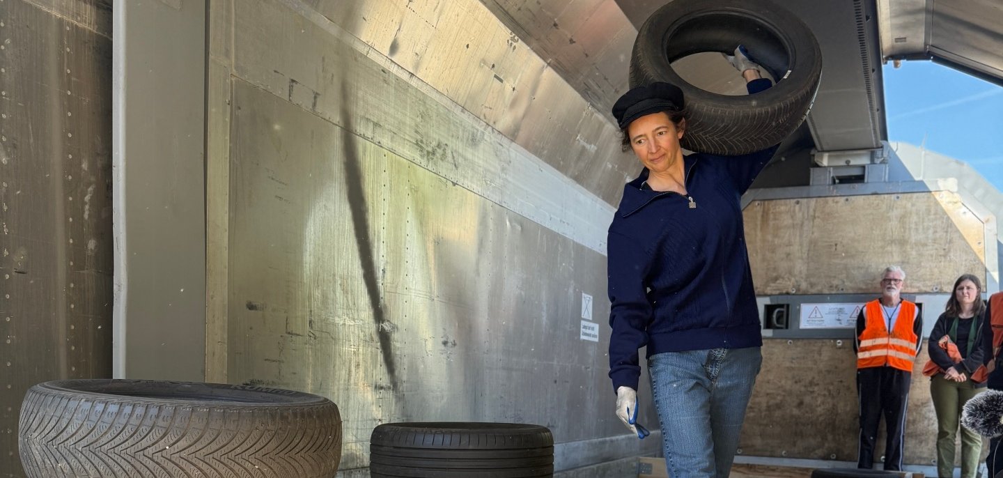 Letztes Kleinod: Stück Reibholz