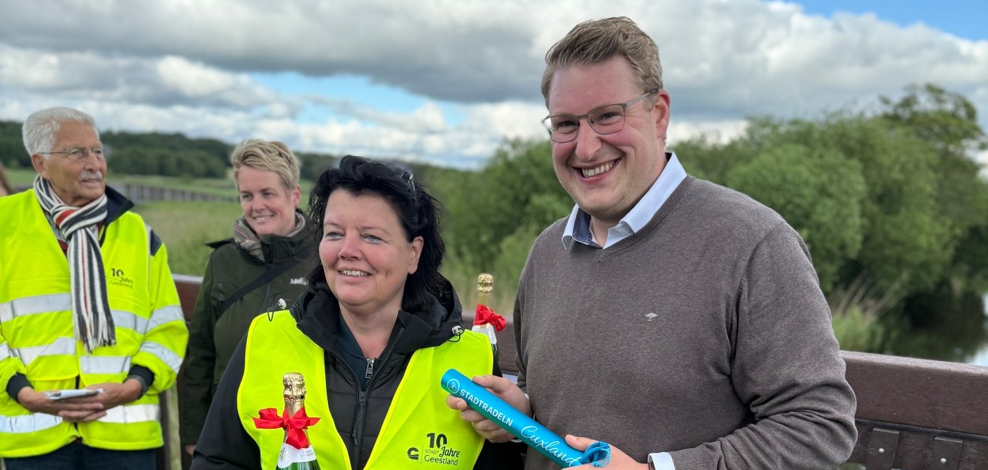 Stadtradeln und Brückeneinweihung.