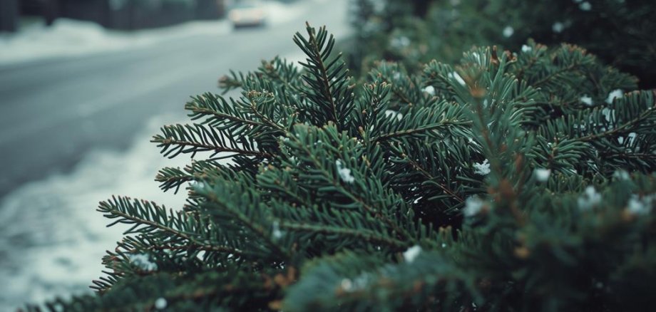 Abholung der Tannenbäume