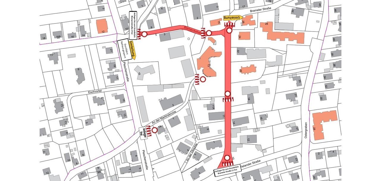 Sperrung Tag der offenen Tür