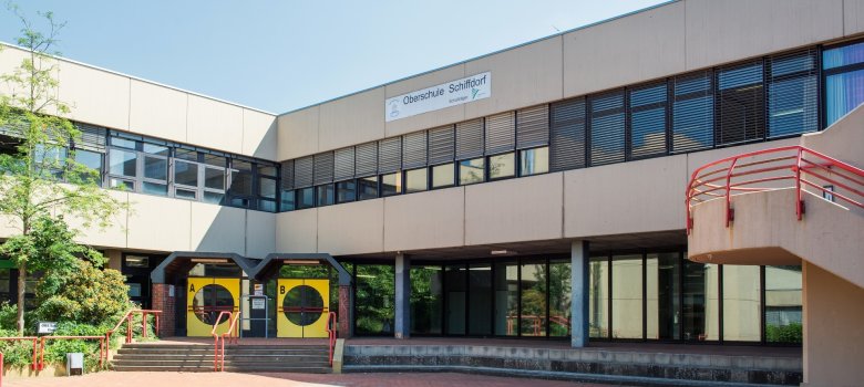 Außenansicht der Oberschule Schiffdorf Oberschule Schiffdorf
