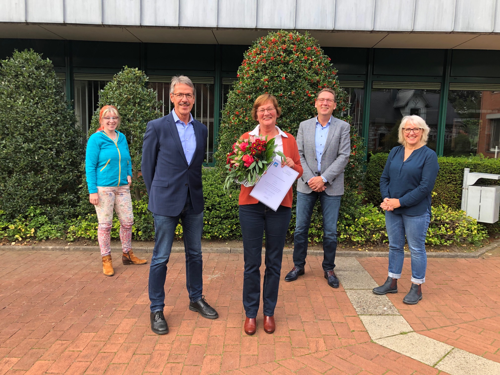 25-jähriges Dienstjubiläum von Petra Buck