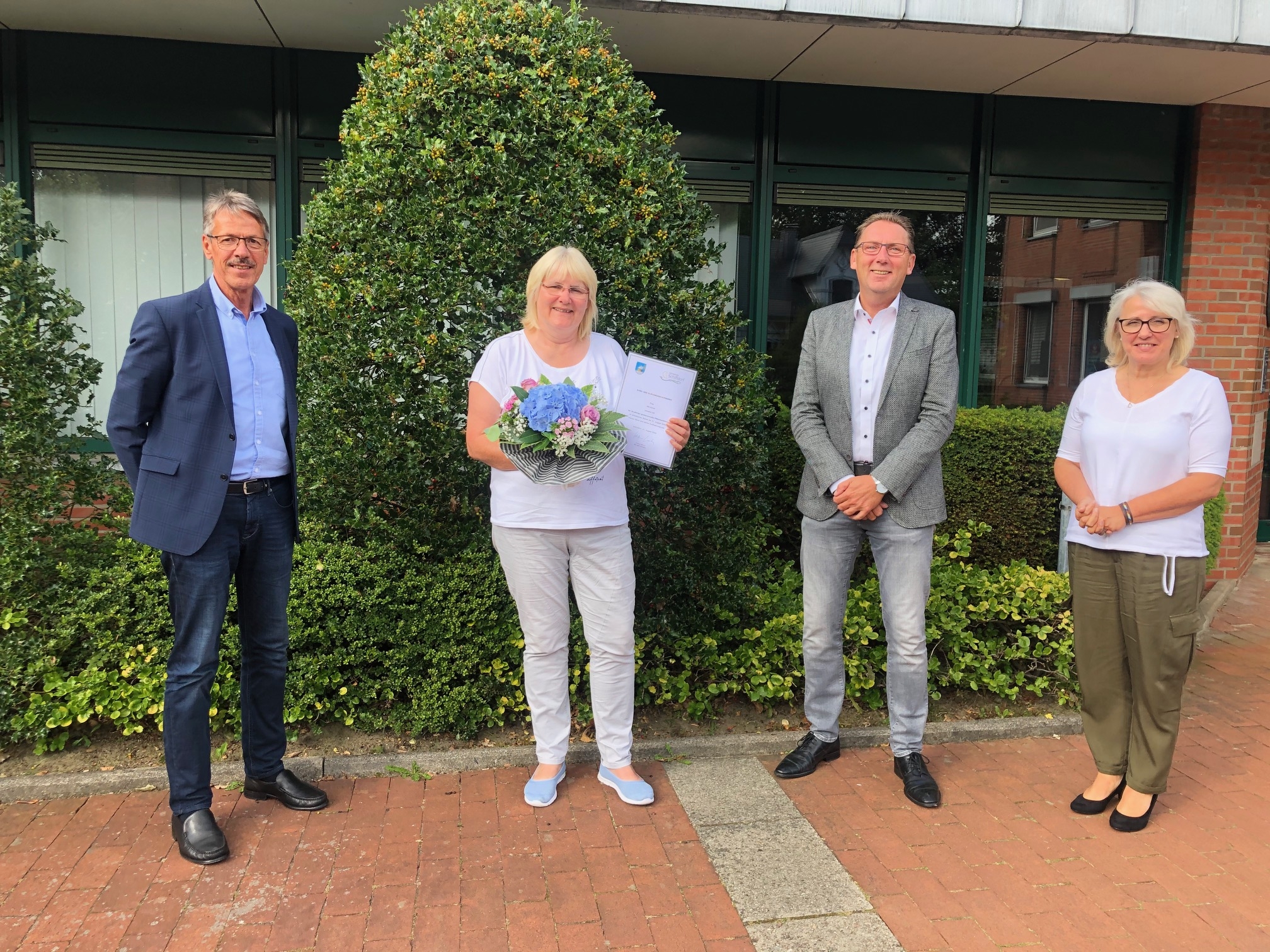 25-jähriges Dienstjubiläum von Ute Kanin