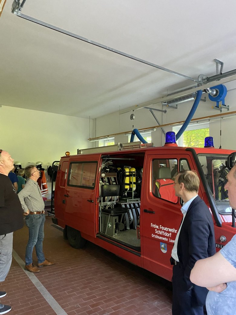 Innenbereich Feuerwehrhaus Laven