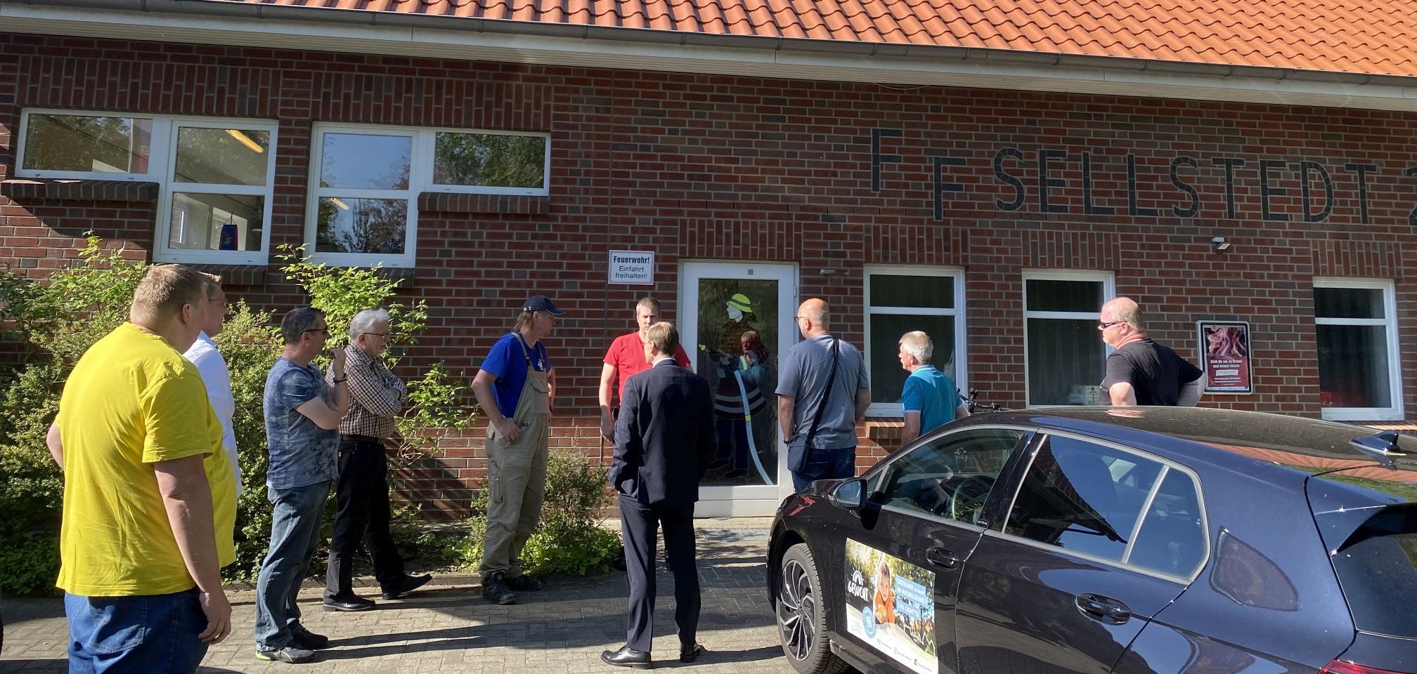 Außenansicht Feuerwehrhaus Sellstedt