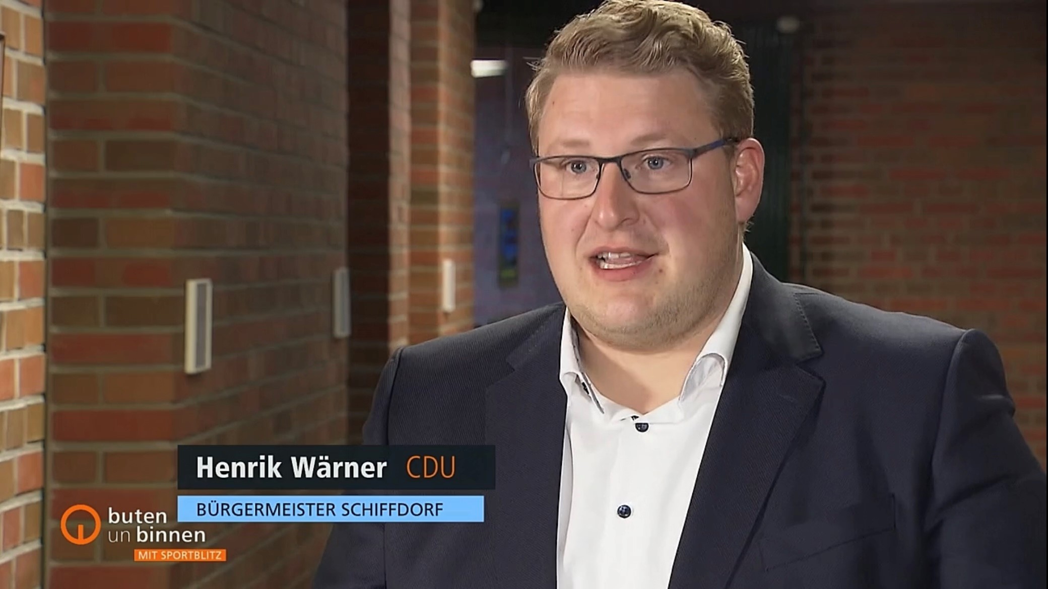 Bürgermeister Henrik Wärner bei buten un binnen