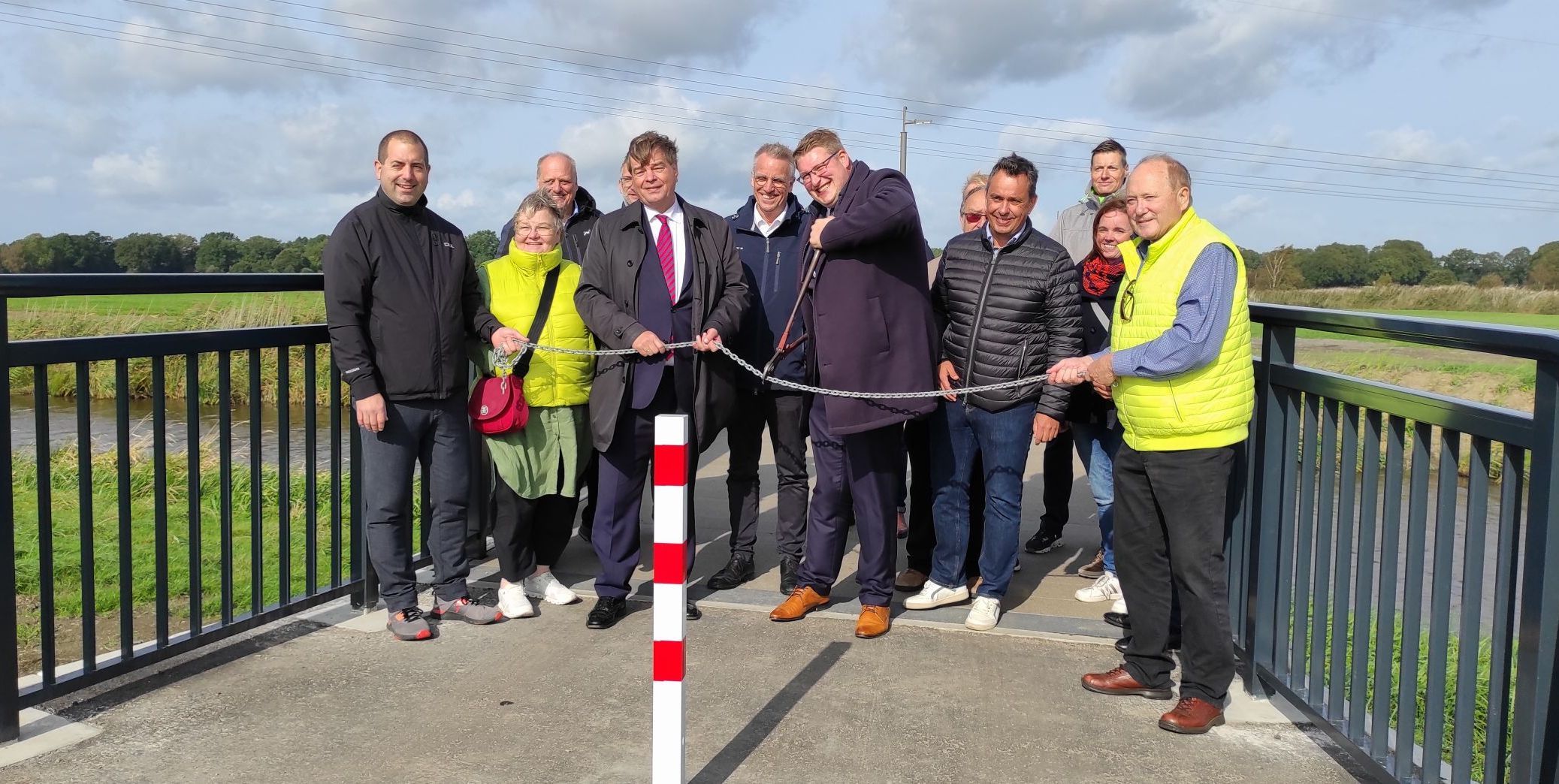Offizielle Einweihung Brücke Schiffdorf-Spaden
