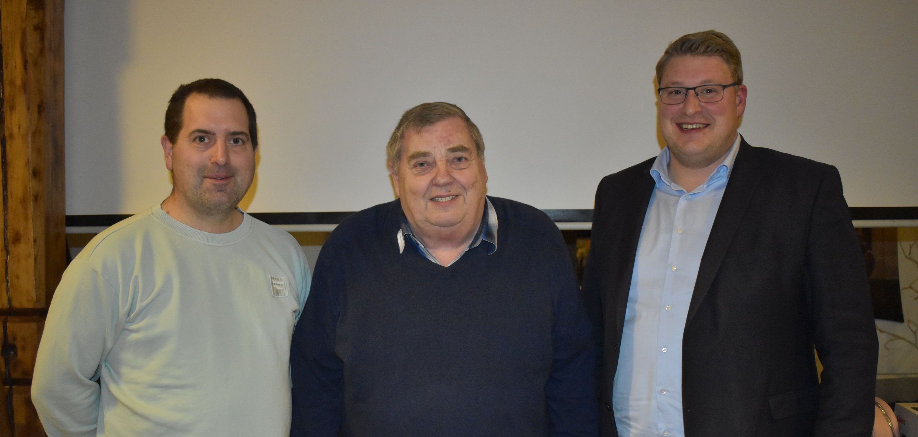 von links nach rechts: Björn Rieke, Fredo Tiedemann und Henrik Wärner