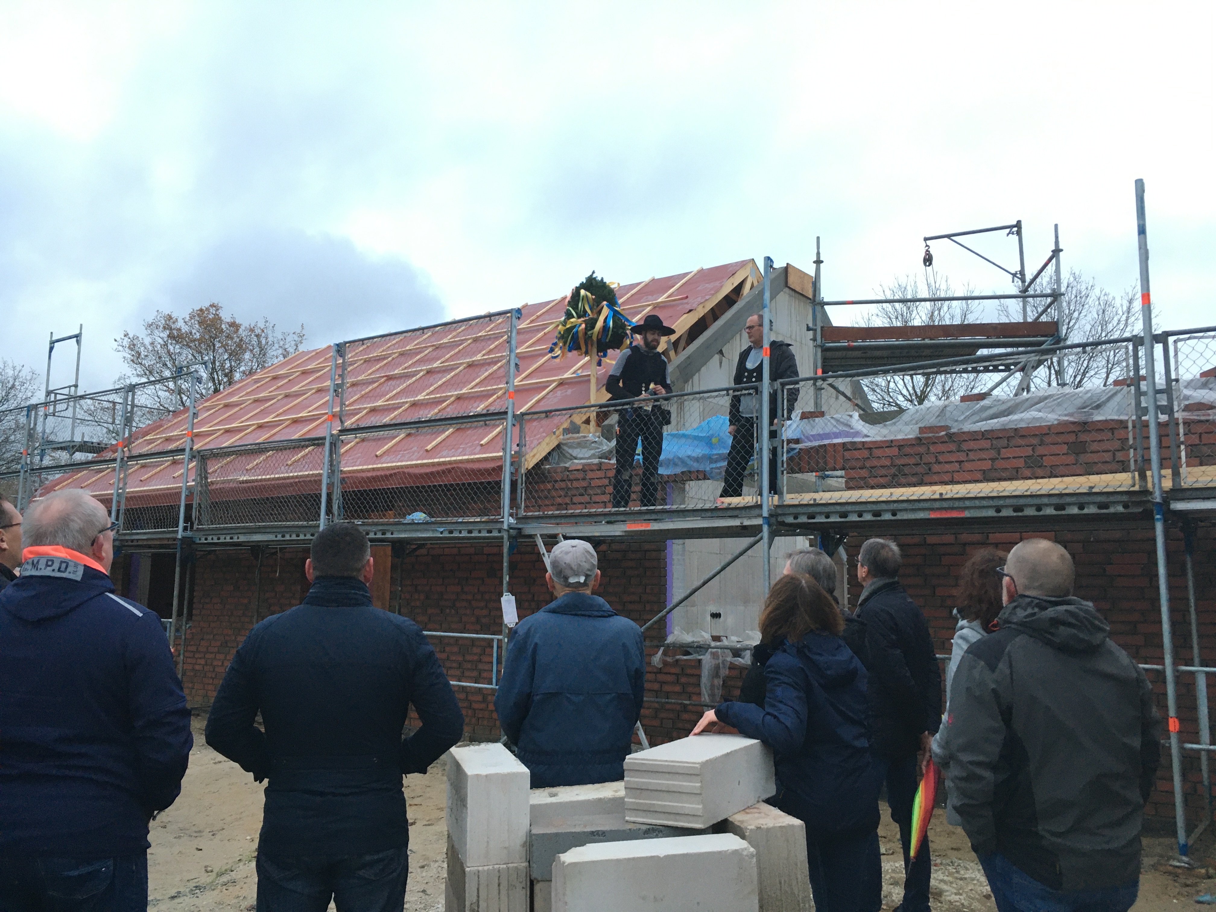 Richtfest des Jugendhauses Spaden