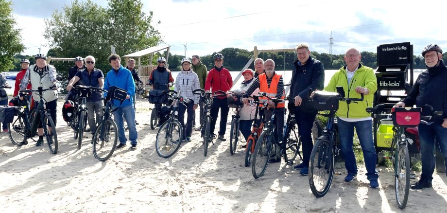 Gruppenfoto Tour-Teilnehmer STADTRADELN