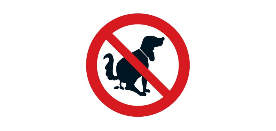 Verbotsschild Hund