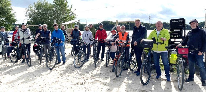 Foto von der zweiten Radtour durch die Gemeinde