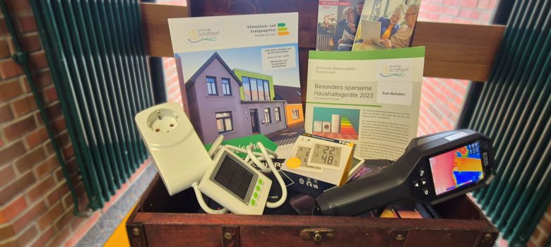 Aufstellung des Inhalts der Energiespartruhe